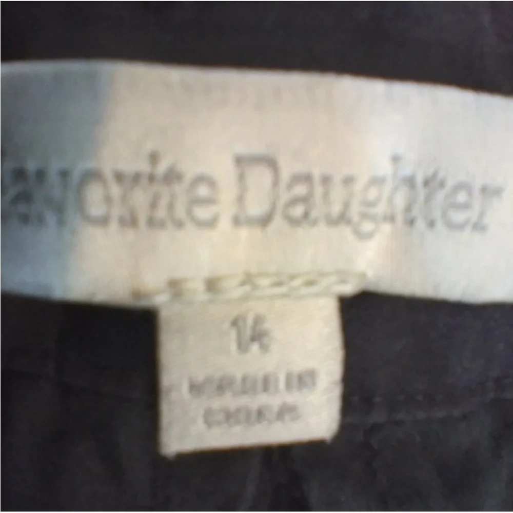 Favorite Daughter Black Cargo Pants cotton size 14 - Picture 9 of 14